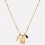 Colar Dourado Três Pendentes Removíveis