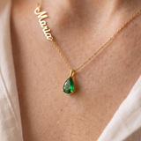 Colar Personalizado Nome e Pedra