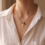Colar Dourado Três Pendentes Removíveis