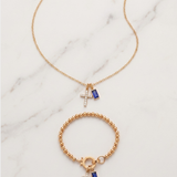 Conjunto Fé e Brilho Azul